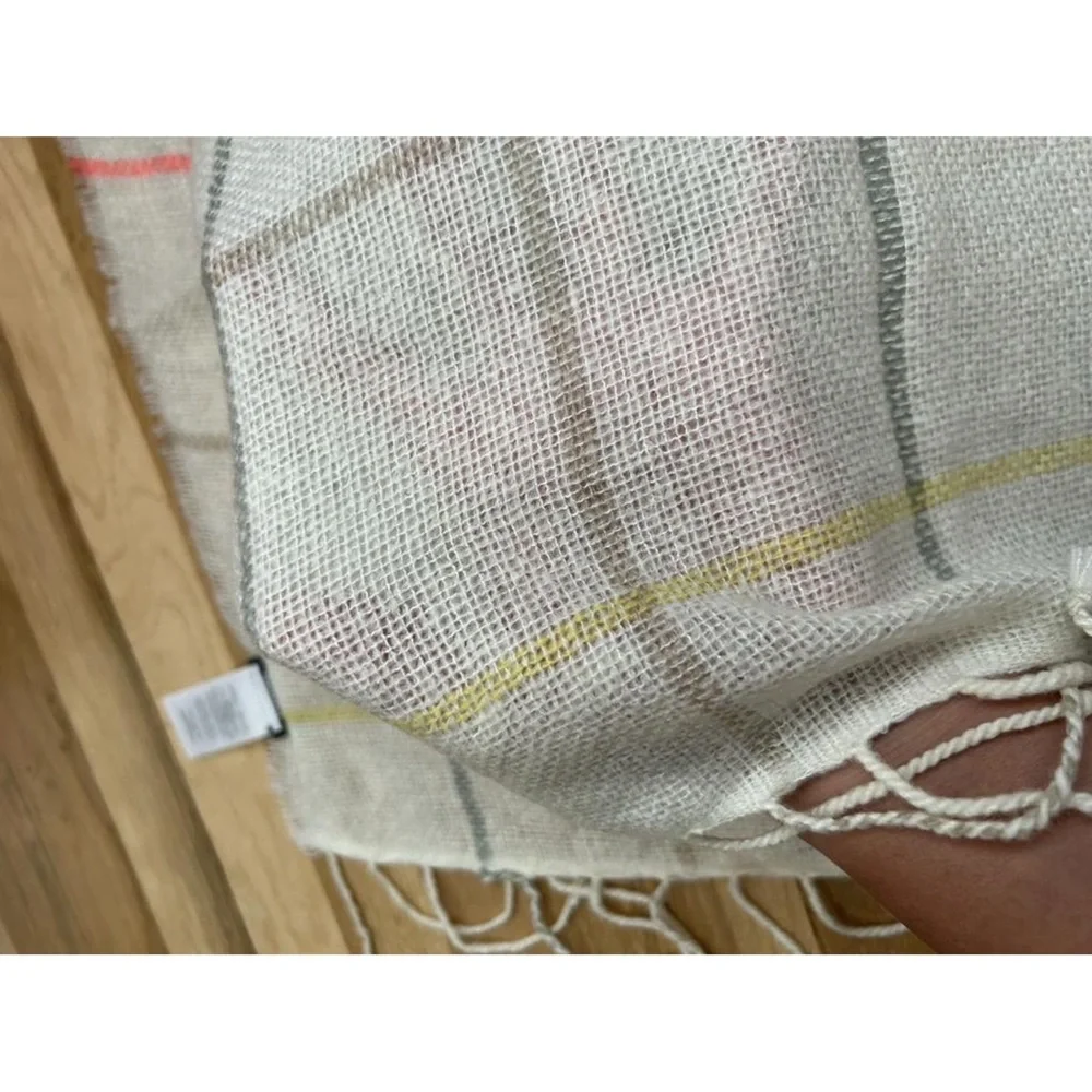 Madewell Gauzy Plaid Scarf